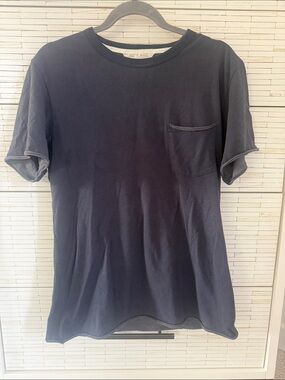 rag & bone Navy Crew Pocket Short Sleeve Tee